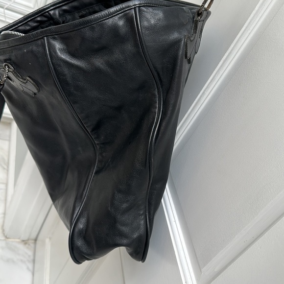 Chrome Hearts large Black Leather travel tote - Picture 10 of 12